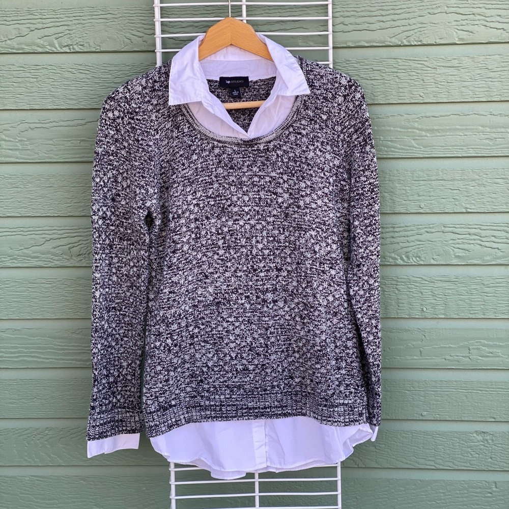 💕AB Studio layered look v neck 💕